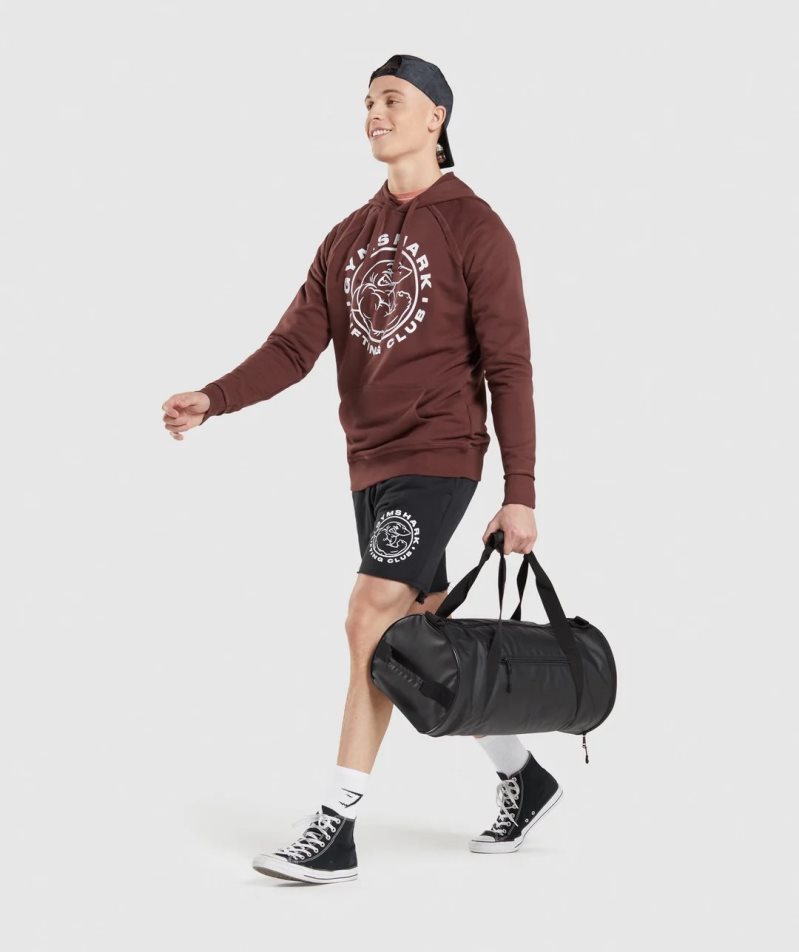 Men's Gymshark Legacy Hoodie Brown | NZ 1XLEND